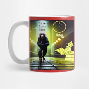 Success starts alone Mug